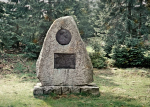 Původní podoba Šámalova pomníku na fotografii Miloslava Nevrlého z roku 1960